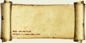 Kristina Tošović vizit kartica